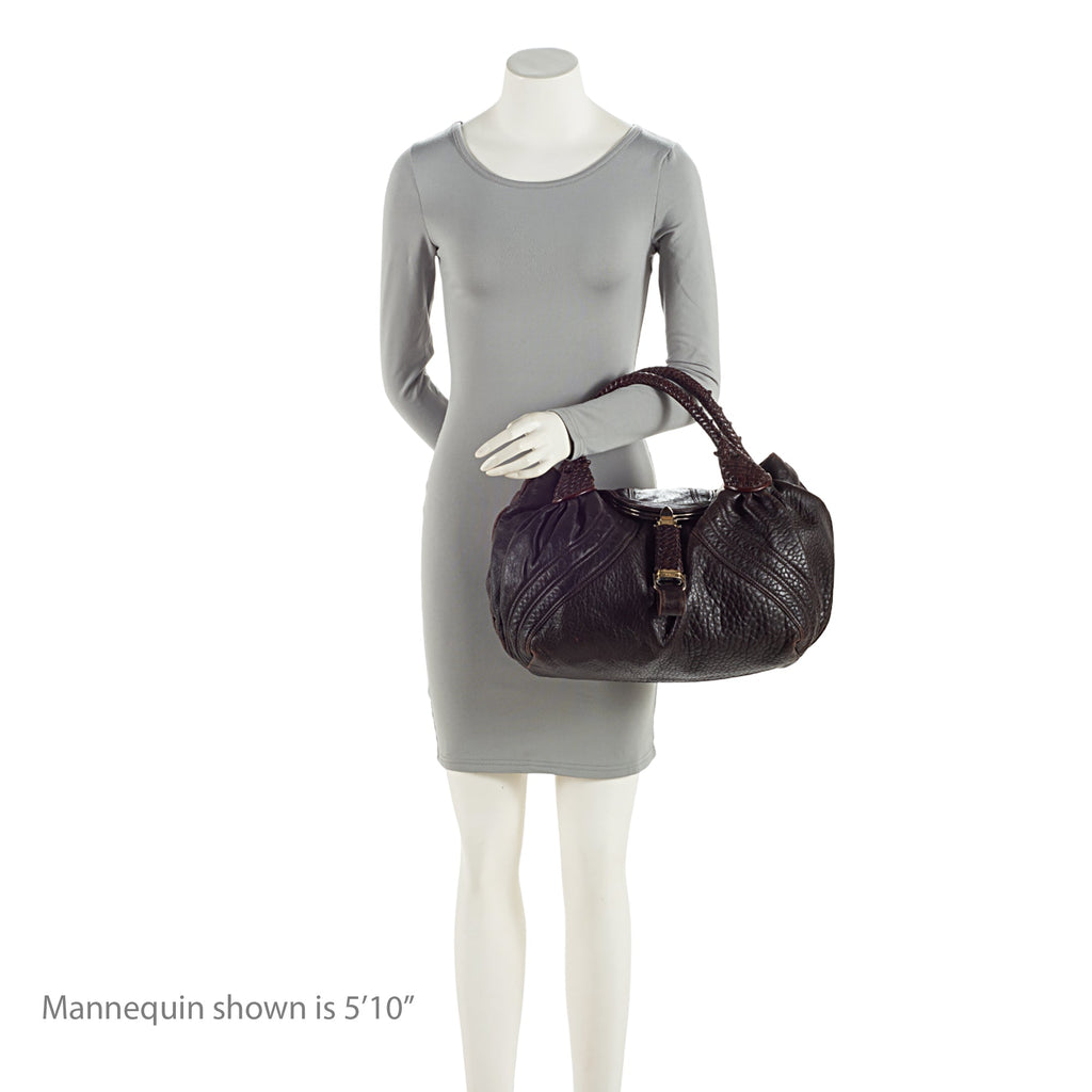 Fendi Leather Spy Satchel (SHF-1314Gg)