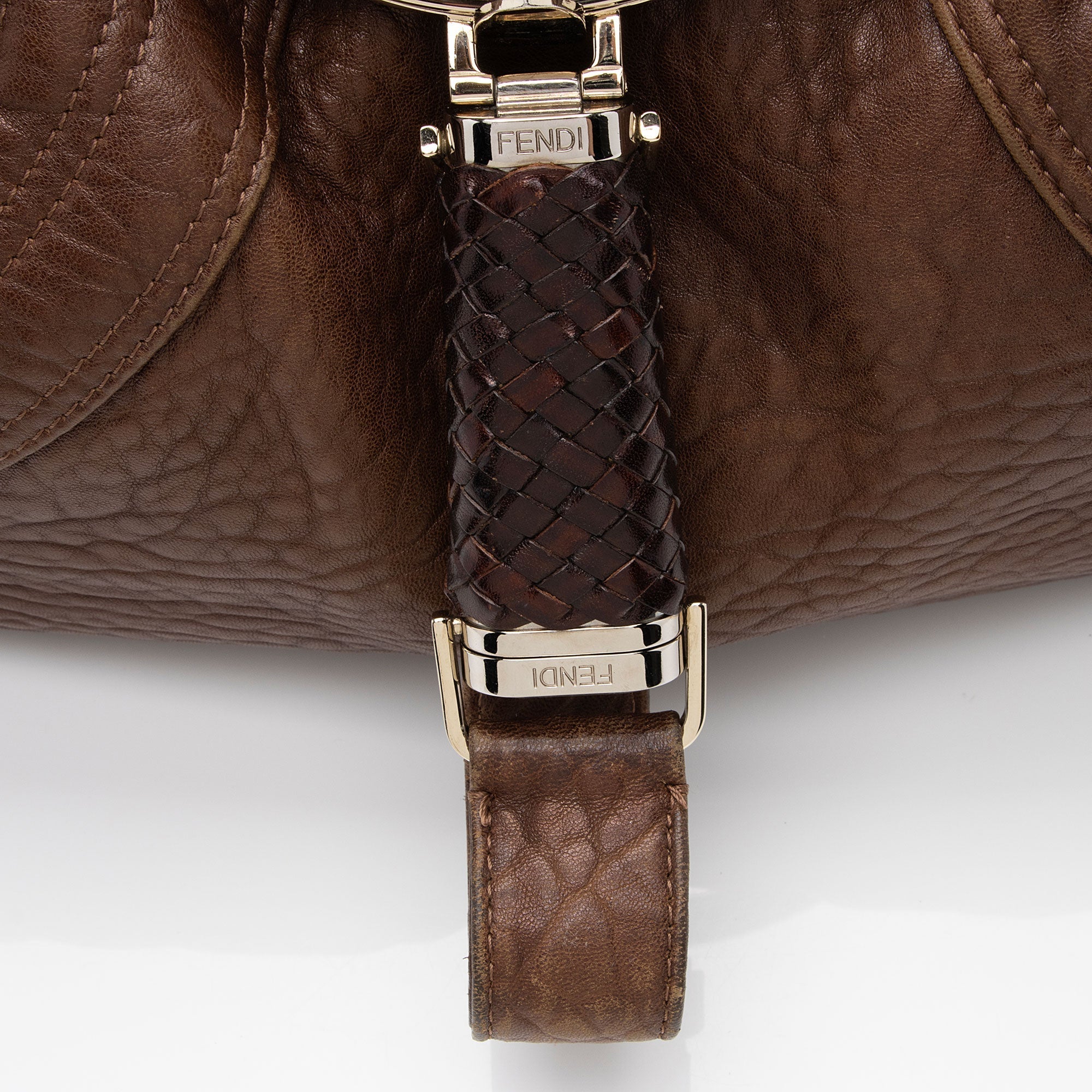 Fendi Leather Spy Satchel (SHF-VaTgXY)