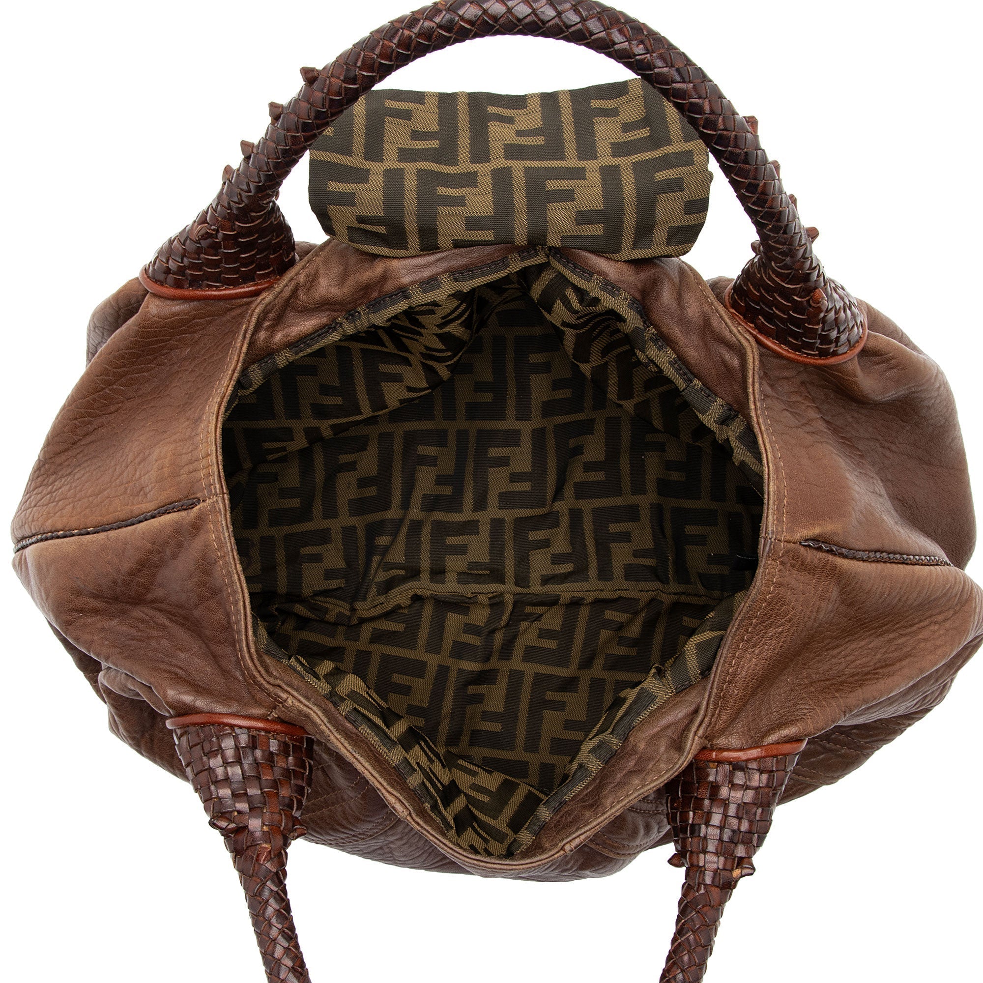 Fendi Leather Spy Satchel (SHF-VaTgXY)