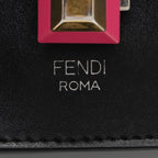 Fendi Leather Studded Kan I Small Shoulder Bag (SHF-HruO3c)