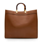 Fendi Leather Sunshine Large Shopper Tote (SHF-18055)