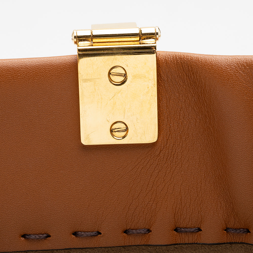 Fendi Leather Sunshine Large Shopper Tote (SHF-18055)