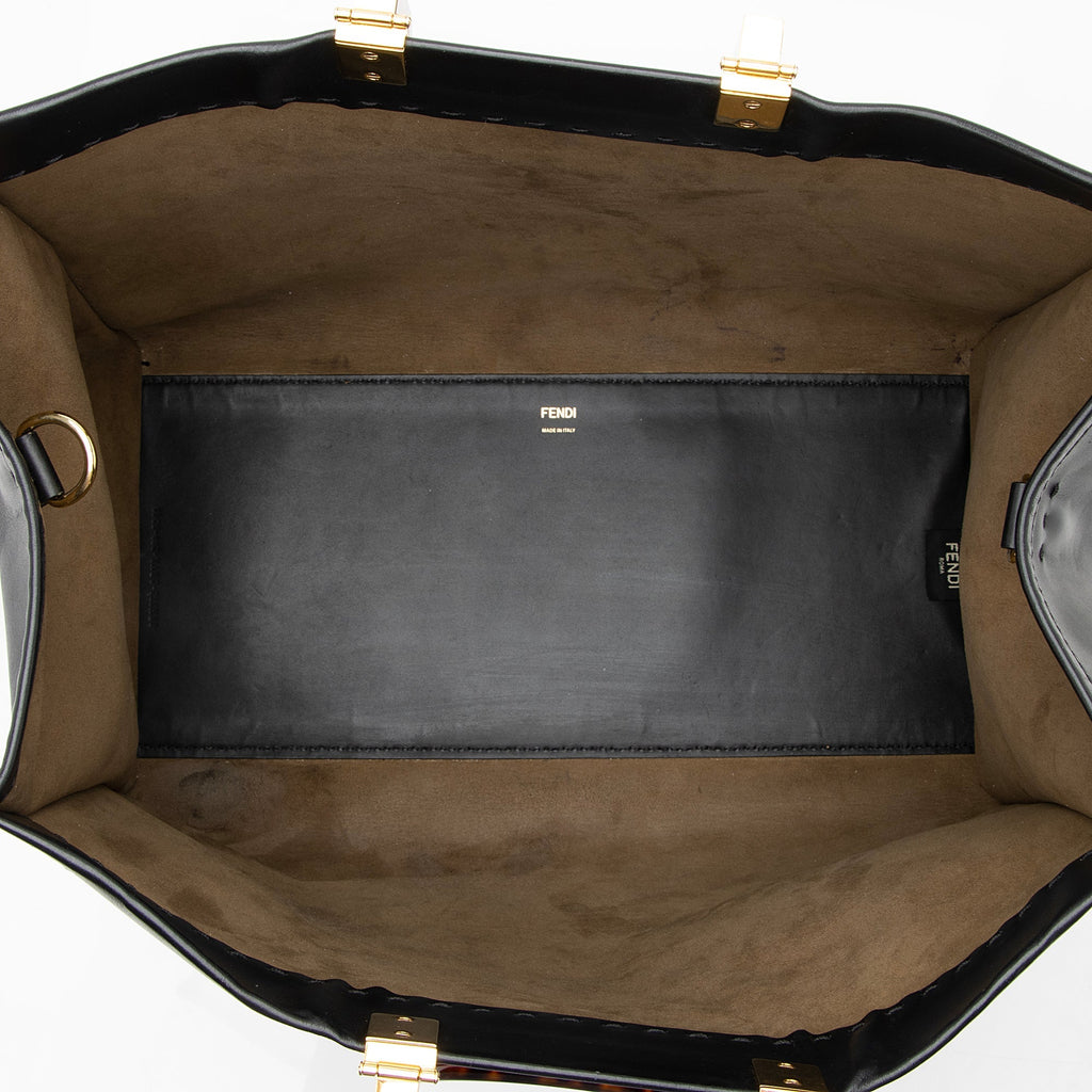 Fendi Leather Sunshine Large Shopper Tote (SHF-22666)