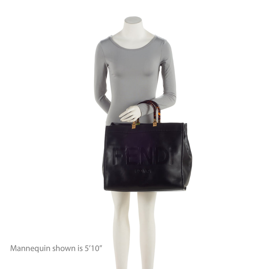 Fendi Leather Sunshine Large Shopper Tote (SHF-DQT17B)