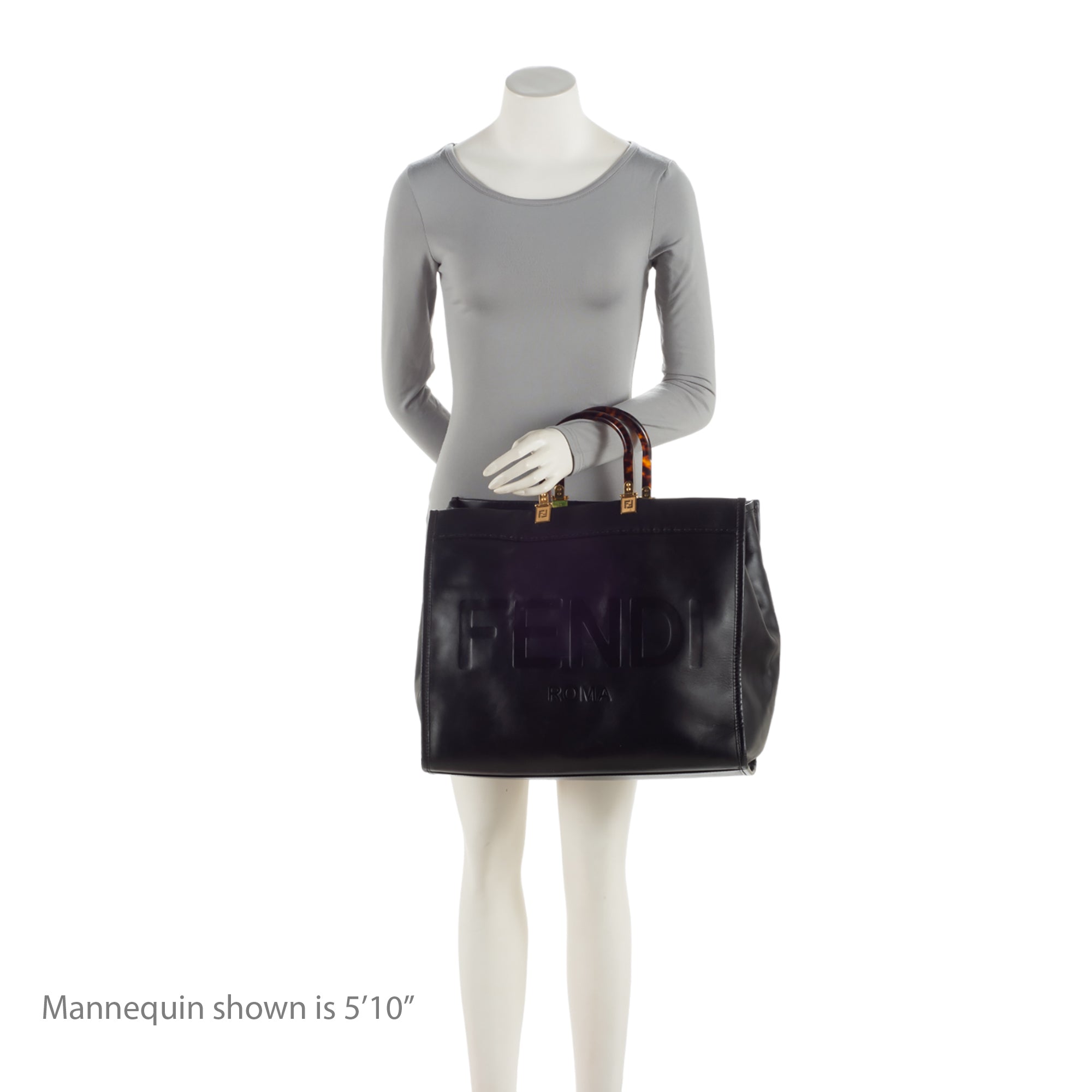 Fendi Leather Sunshine Large Shopper Tote (SHF-DQT17B)