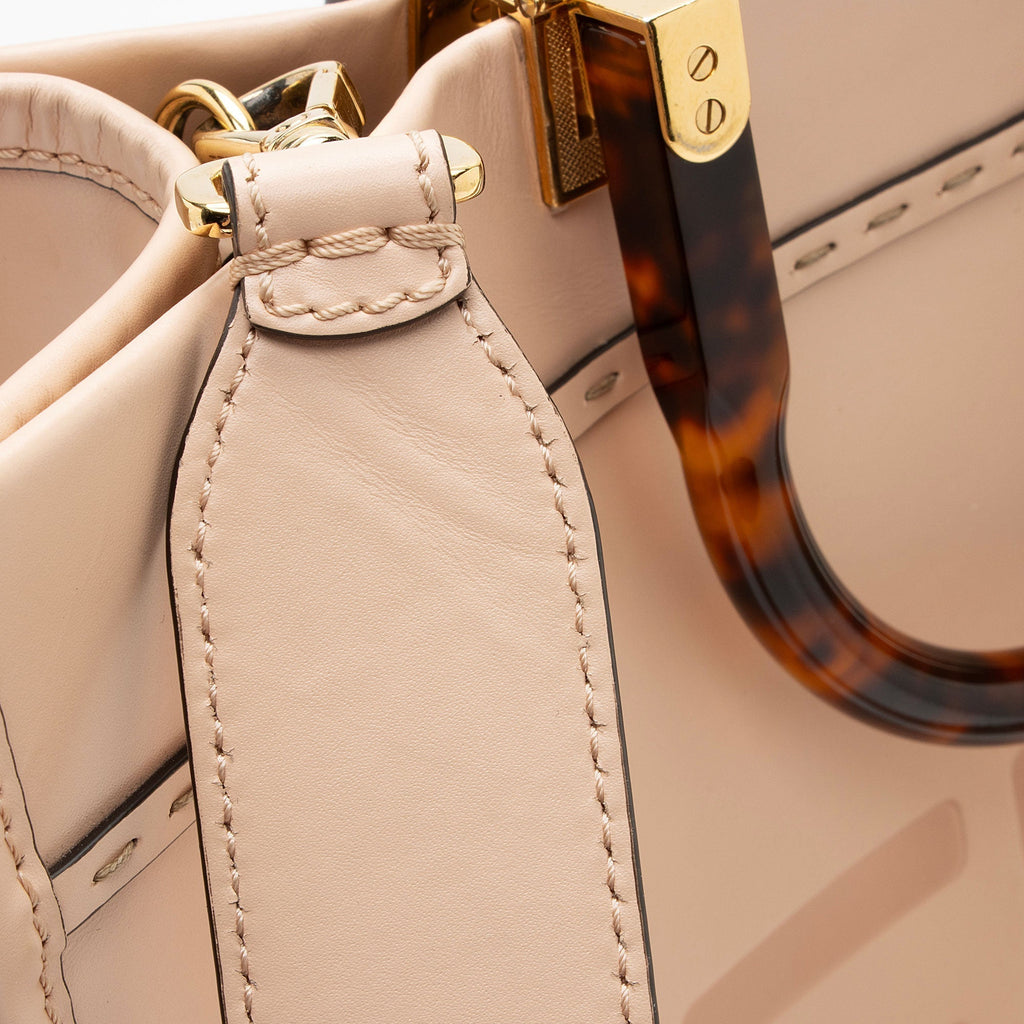 Fendi Leather Sunshine Medium Shopper Tote (SHF-BvSOLv)