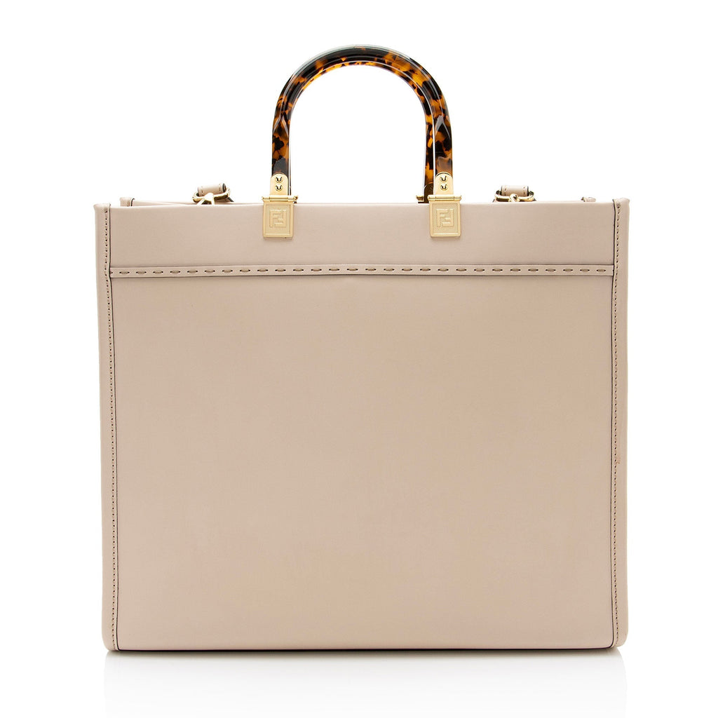 Fendi Leather Sunshine Medium Shopper Tote (SHF-VVIsQc)
