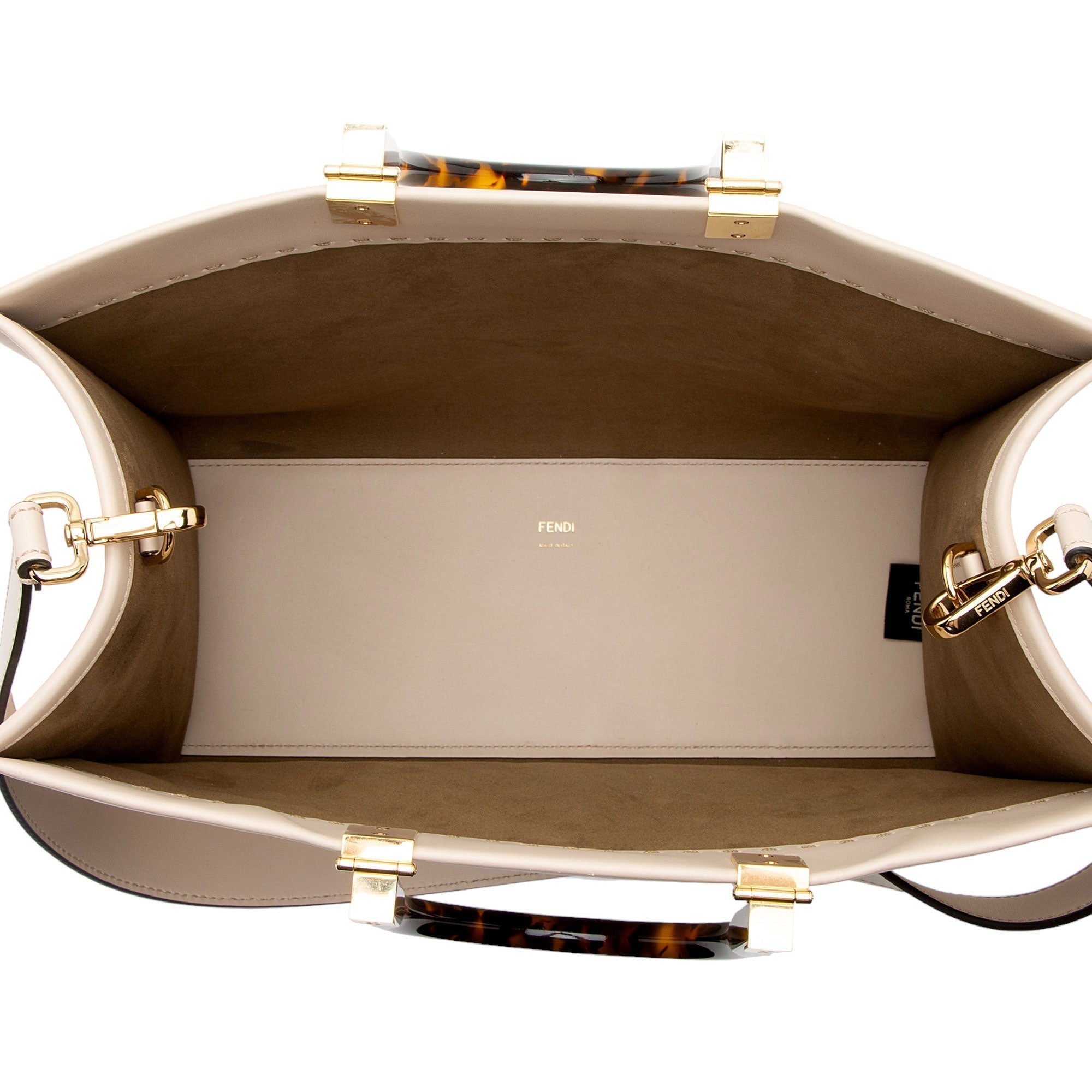 Fendi Leather Sunshine Medium Shopper Tote (SHF-VVIsQc)