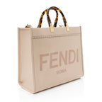Fendi Leather Sunshine Medium Shopper Tote (SHF-VVIsQc)
