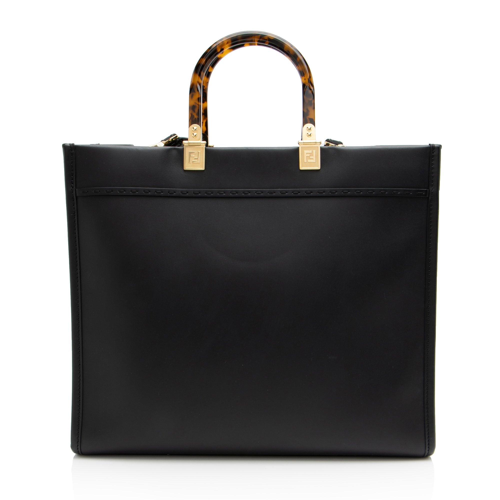 Fendi Leather Sunshine Medium Shopper Tote (SHF-YNCjlf)