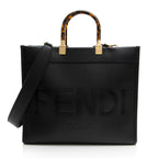 Fendi Leather Sunshine Medium Shopper Tote (SHF-YNCjlf)