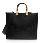 Fendi Leather Sunshine Medium Shopper Tote (SHF-YNCjlf)