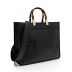 Fendi Leather Sunshine Medium Shopper Tote (SHF-YNCjlf)