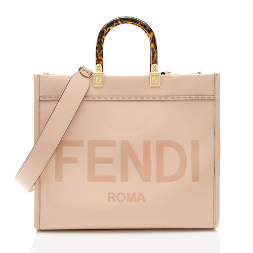 Fendi Leather Sunshine Medium Shopper Tote (SHF-HUEoka)
