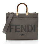 Fendi Leather Sunshine Medium Shopper Tote (SHF-55mLoH)