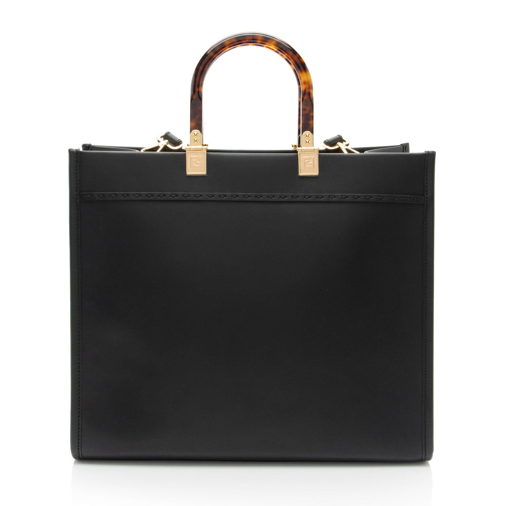 Fendi Leather Sunshine Medium Shopper Tote (SHF-dEYRPB)