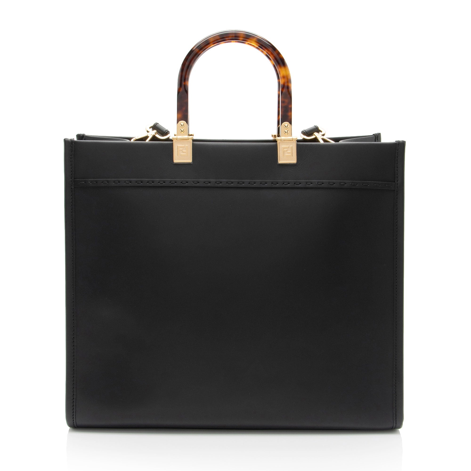 Fendi Leather Sunshine Medium Shopper Tote (SHF-dEYRPB)