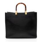 Fendi Leather Sunshine Medium Shopper Tote (SHF-BBtdJR)
