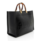 Fendi Leather Sunshine Medium Shopper Tote (SHF-BBtdJR)