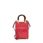 Fendi Leather Sunshine Mini Shopper Tote (SHF-88FrWs)