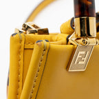 Fendi Leather Sunshine Mini Shopper Tote (SHF-gwczKA)