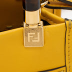 Fendi Leather Sunshine Mini Shopper Tote (SHF-gwczKA)