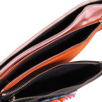 Fendi Leather Triplette Clutch Bag (SHG-sSklWg)