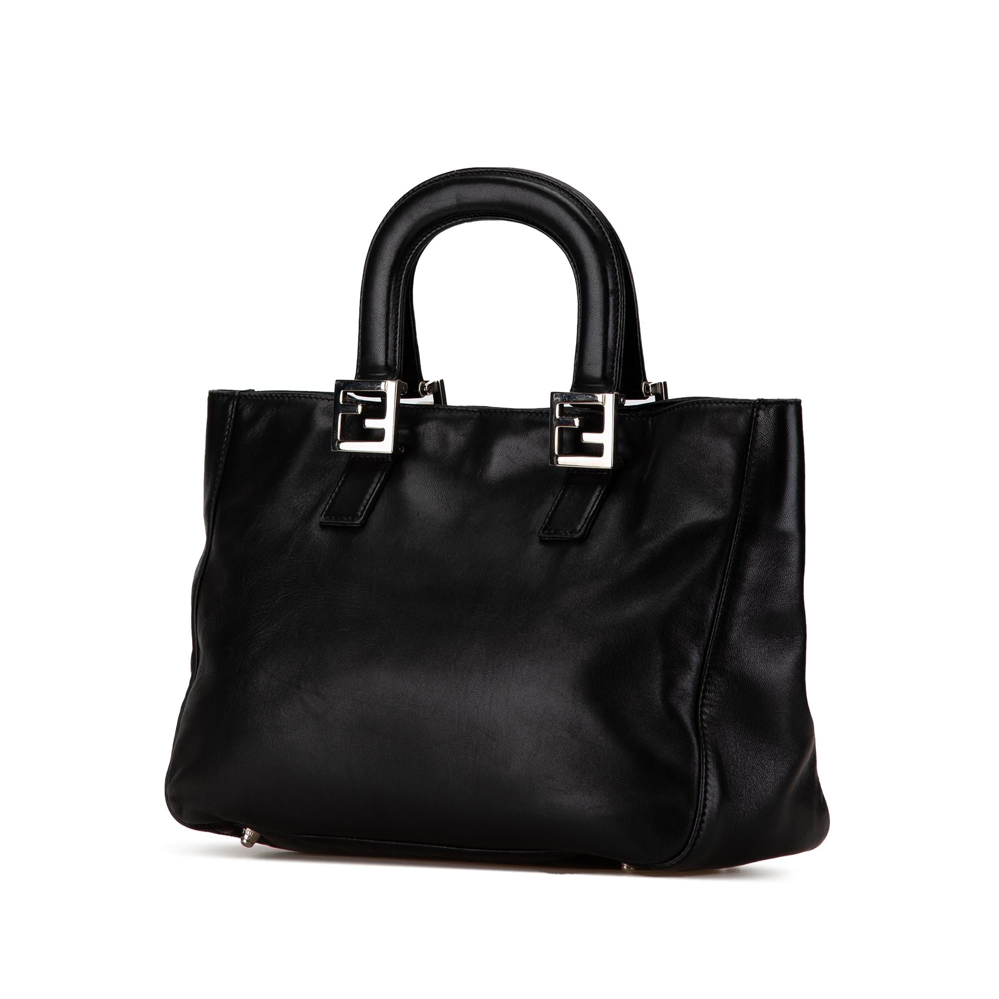 Fendi Leather Twins Handbag (SHG-cAh655)
