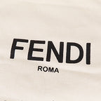 Fendi Leather Vocabulary 3D Logo Zip Pouch (SHG-JtWzTA)