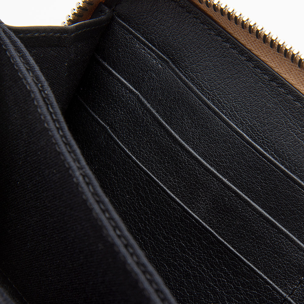 Fendi Leather Zip Around Wallet (SHF-12618)