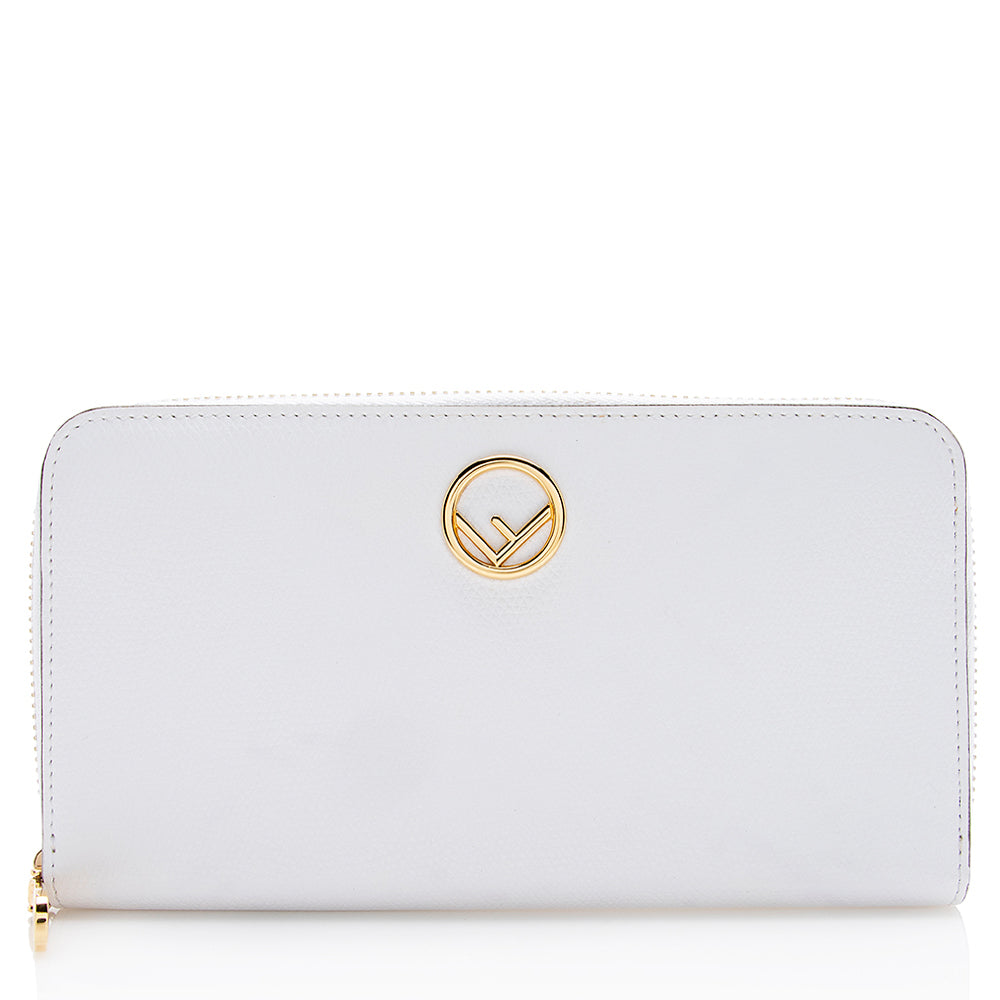 Fendi Leather F is Fendi Zip Around Wallet (SHF-21647)
