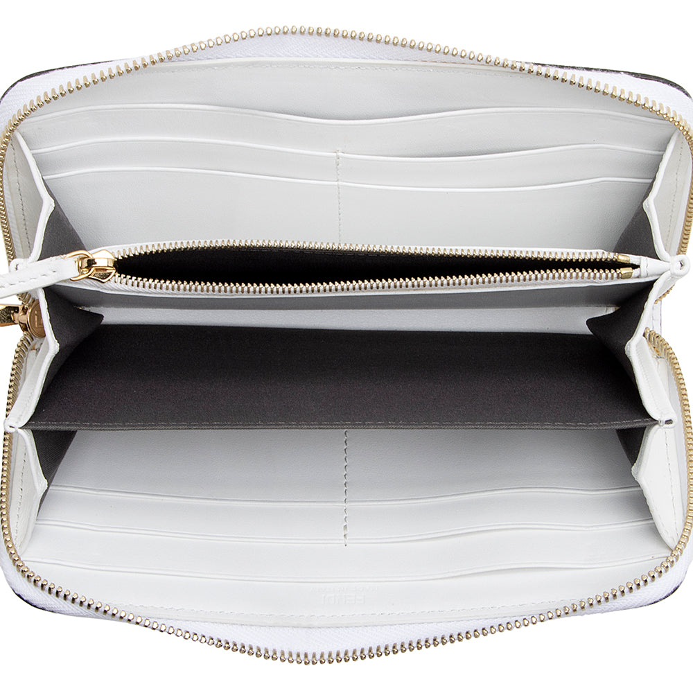 Fendi Leather F is Fendi Zip Around Wallet (SHF-21647)