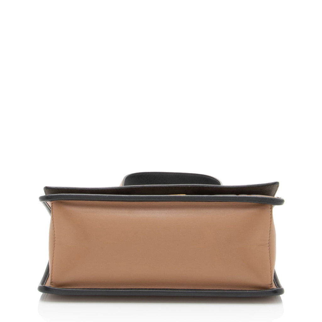 Fendi Leather Zucca Kan I Medium Shoulder Bag (SHF-yPmLhG)
