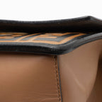 Fendi Leather Zucca Kan I Medium Shoulder Bag (SHF-yPmLhG)