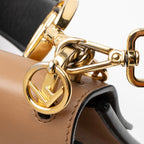 Fendi Leather Zucca Kan I Medium Shoulder Bag (SHF-yPmLhG)