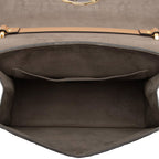 Fendi Leather Zucca Kan I Medium Shoulder Bag (SHF-yPmLhG)