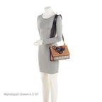 Fendi Leather Zucca Kan I Medium Shoulder Bag (SHF-yPmLhG)