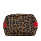 Fendi Leopard Print Canvas Handbag (SHG-k1HJde)