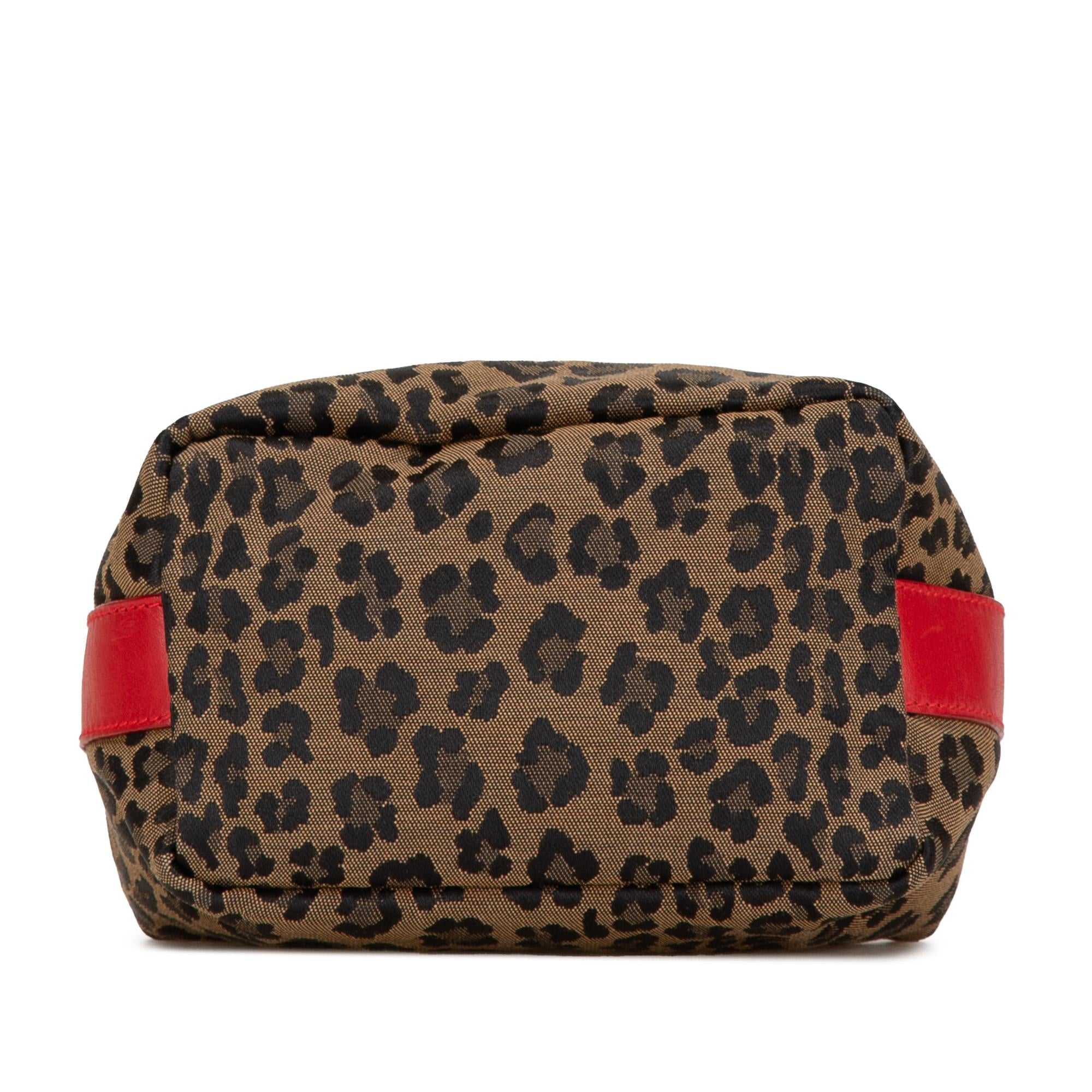 Fendi Leopard Print Canvas Handbag (SHG-k1HJde)