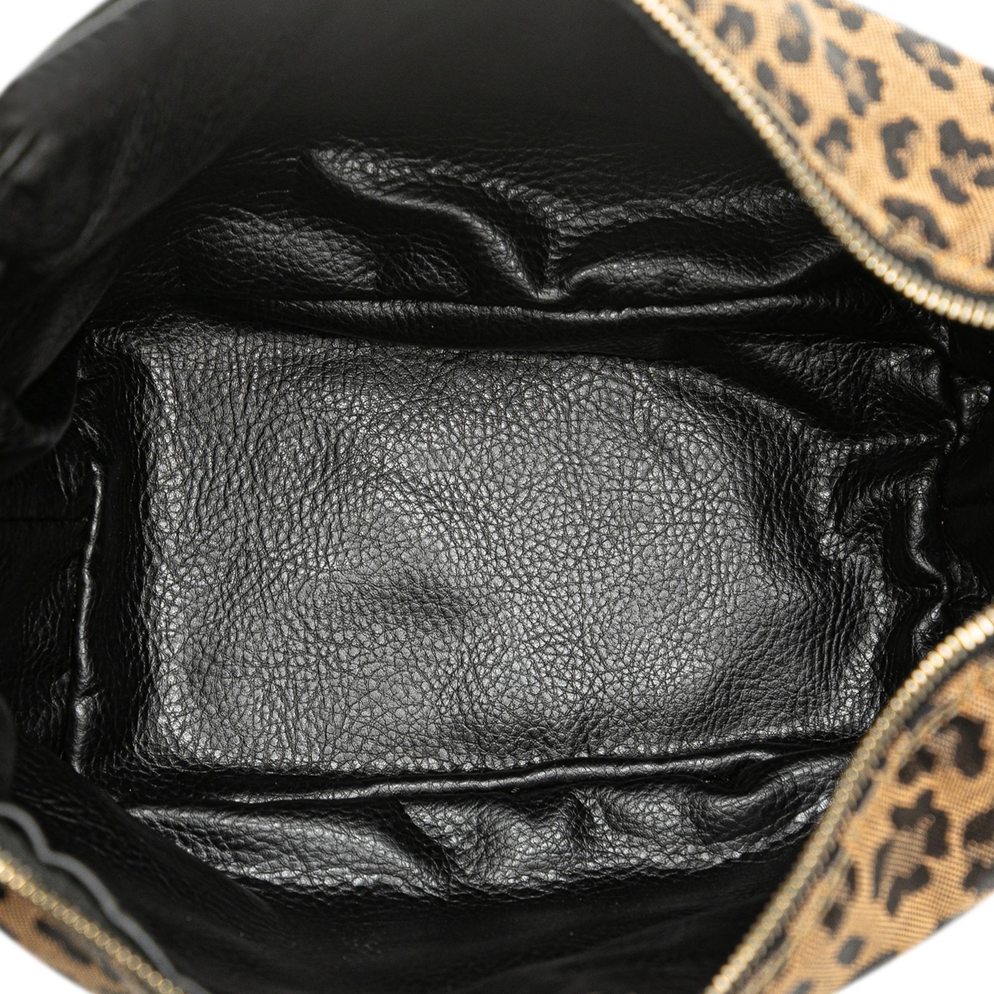 Fendi Leopard Print Canvas Handbag (SHG-k1HJde)