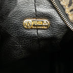 Fendi Leopard Print Canvas Handbag (SHG-k1HJde)