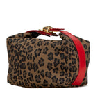 Fendi Leopard Print Canvas Handbag (SHG-k1HJde)