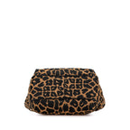Fendi Leopard Print Canvas Shoulder Bag (SHG-mAVci8)