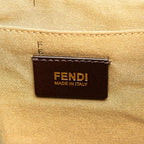 Fendi Leopard Print Canvas Shoulder Bag (SHG-mAVci8)