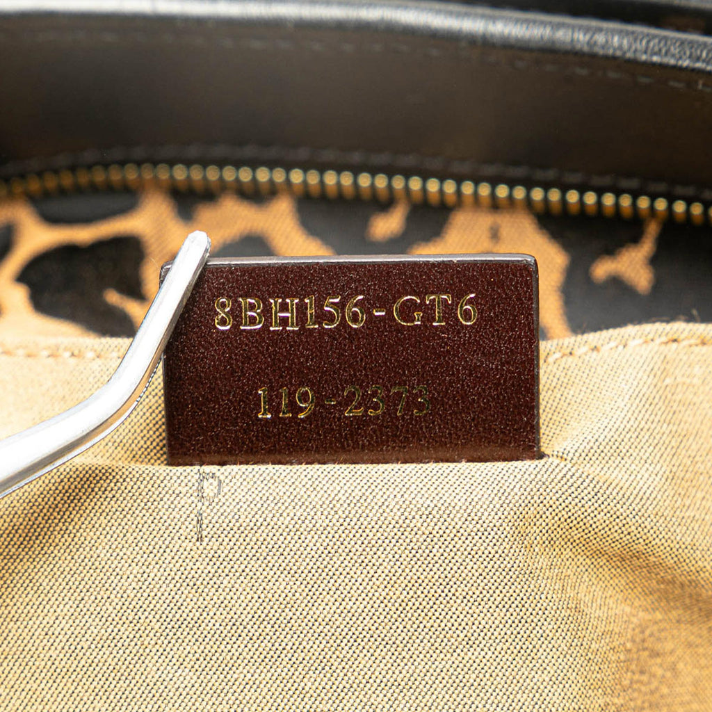 Fendi Leopard Print Canvas Shoulder Bag (SHG-mAVci8)