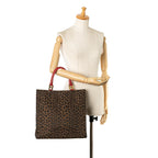 Fendi Leopard Print Canvas Tote (SHG-KYQBn0)