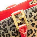 Fendi Leopard Print Canvas Tote (SHG-dcrZfo)