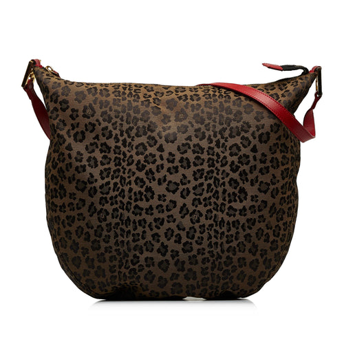 Fendi Leopard Print Hobo (SHG-xuVedU)
