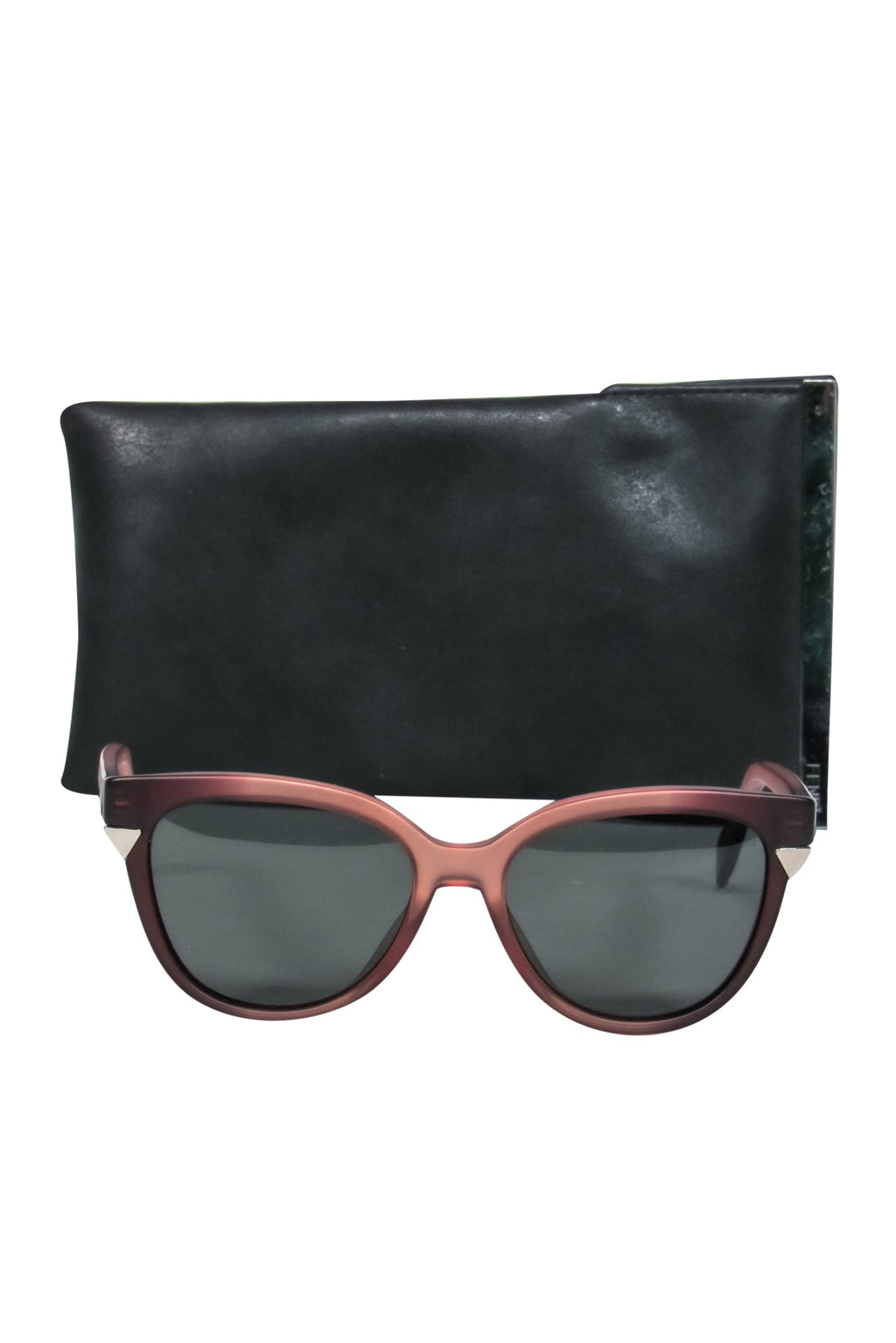 Fendi - Light Pink & Black Ombre Wayfarer Sunglasses