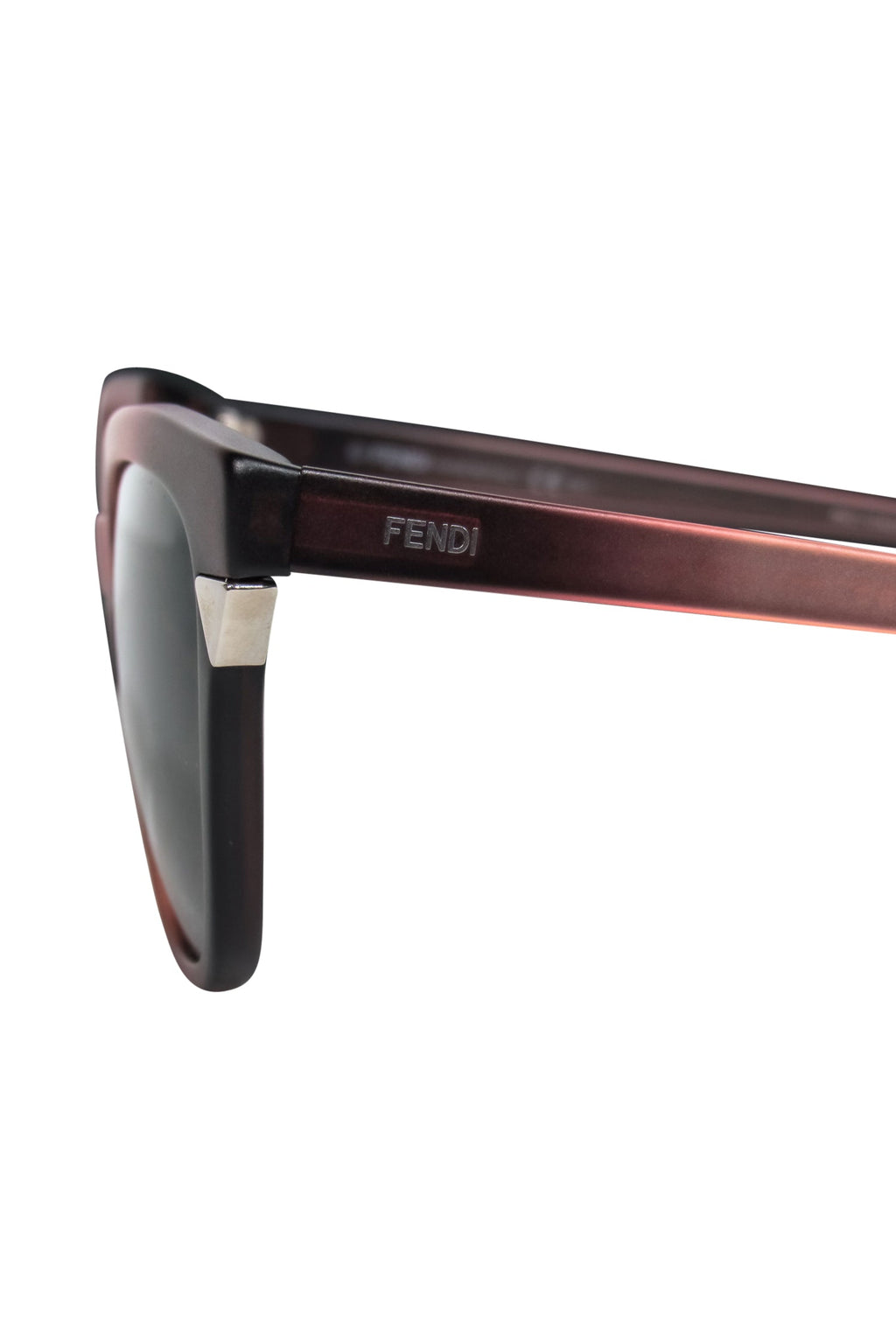 Fendi - Light Pink & Black Ombre Wayfarer Sunglasses